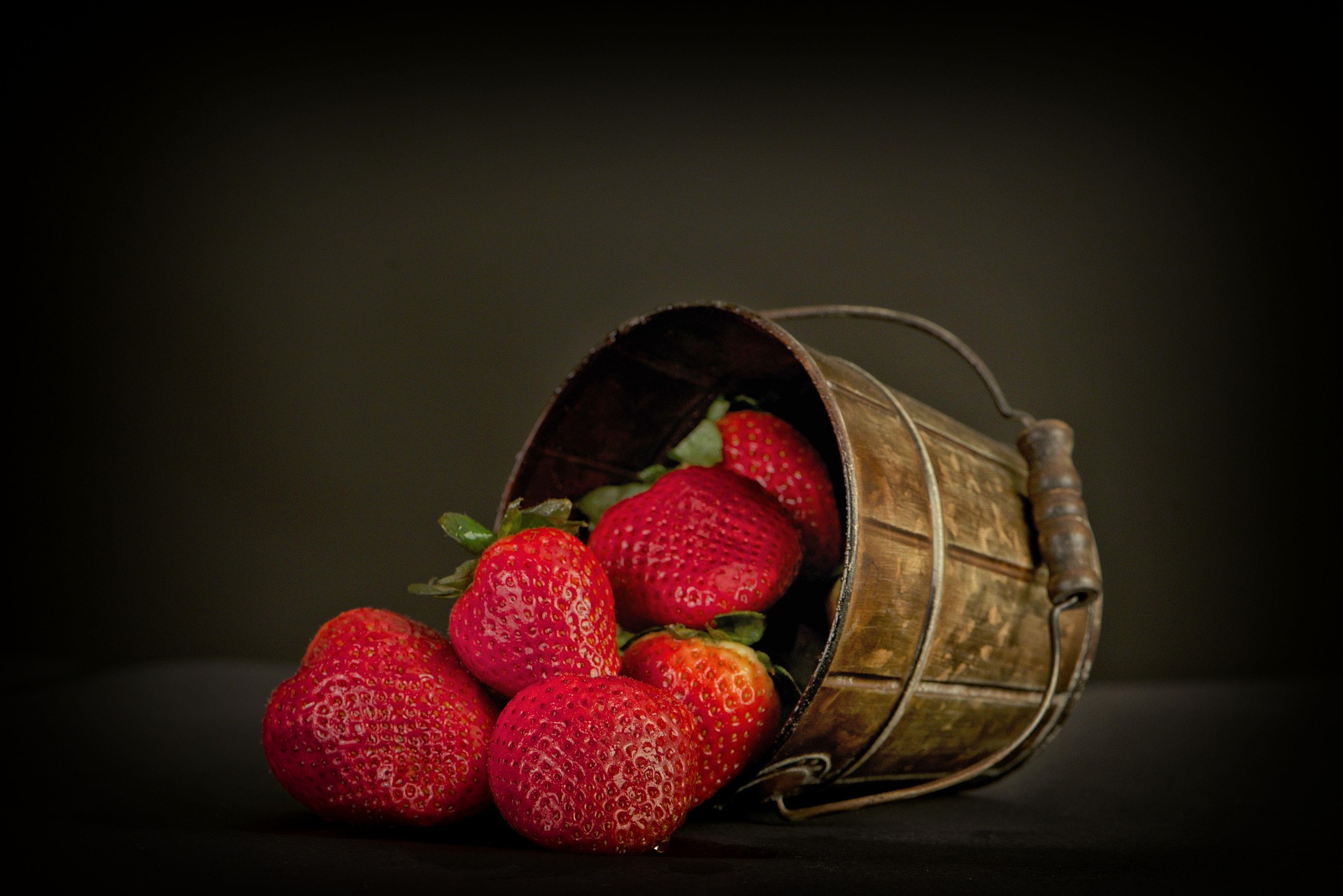 Erdbeeren ernten